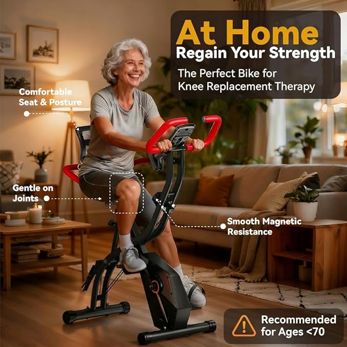 Compact exercise bike option