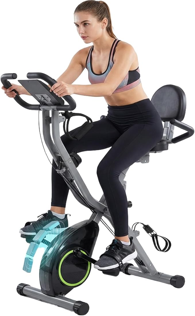 Abonow Foldable Exercise Bike (Magnetic)
